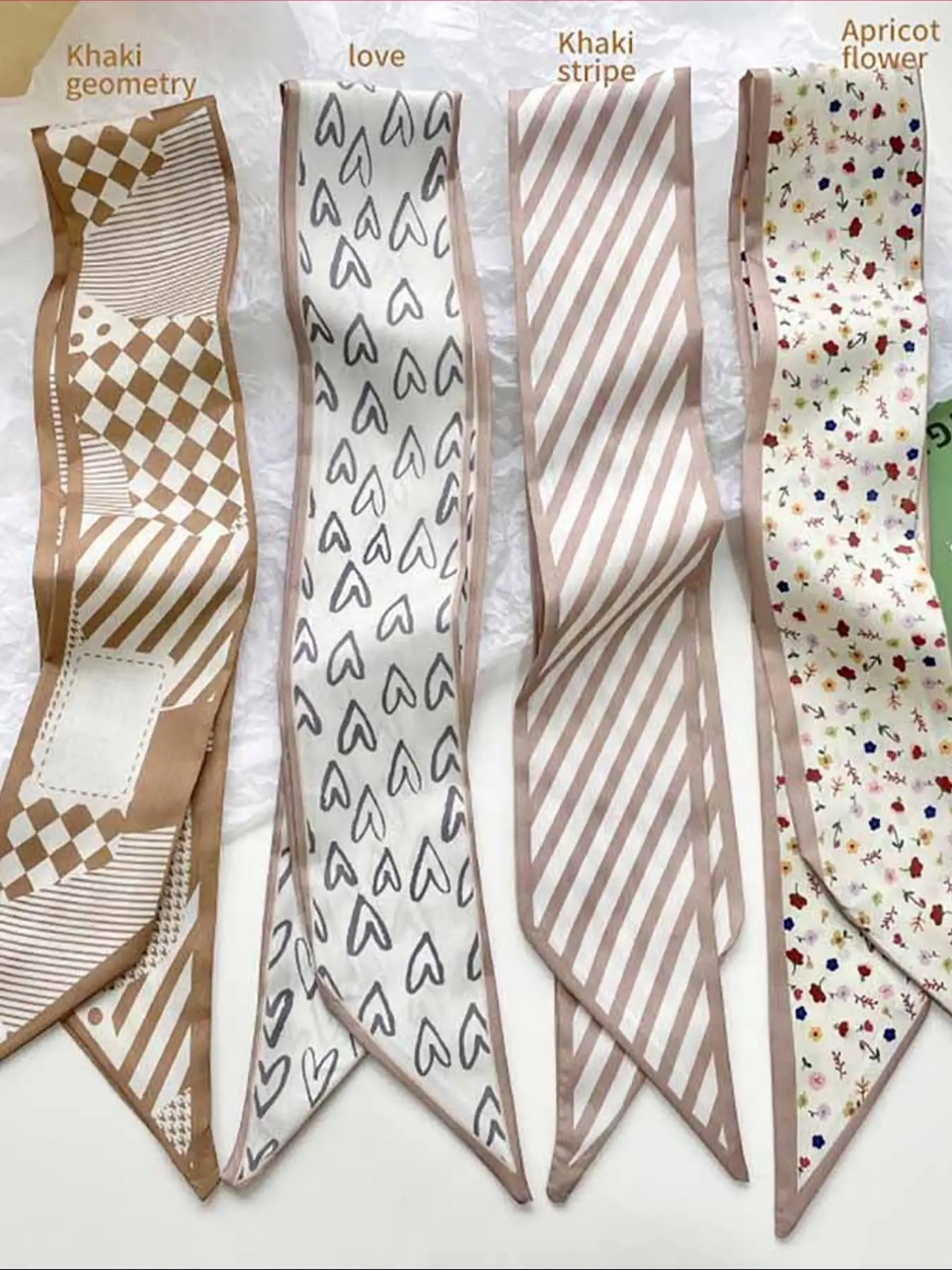 Boho Style Love Heart & Floral & Geometric Pattern Hair Band, Fashionable Hair Accessories for Women & Girls, Minimalist Bandana Headwear Suitable for