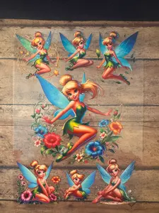 Tinkerbell Book Cover, UVDTF, A5