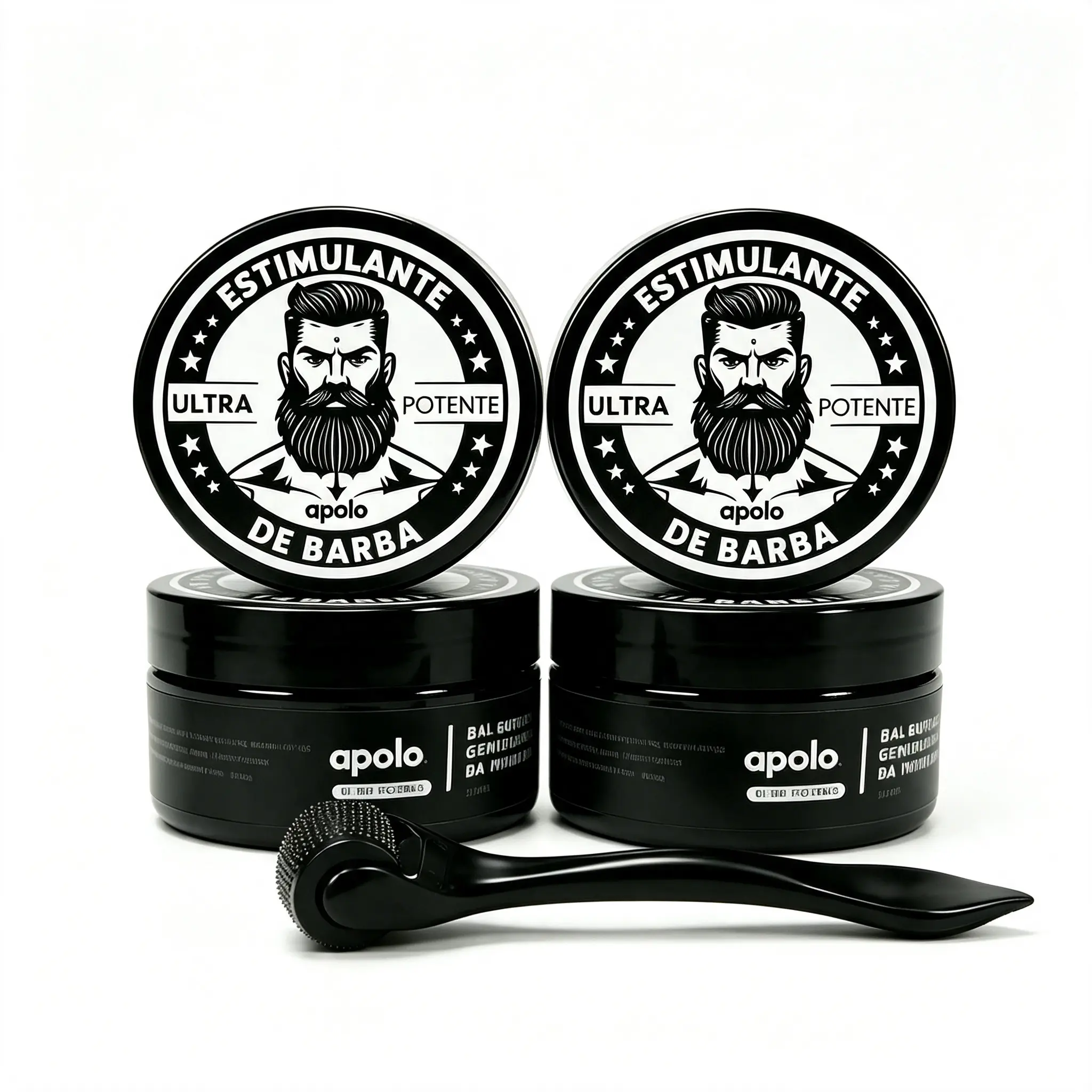 Apolo Ultra Potente Minoxidil Beard GrowthCream - Men's Special Thickening Blend,Super-Strong Beard Stimulant Cream, TargetSevere Alopecia Beard, Fast Follicle Wake-Up& Repair Sparse Areas, Gets Perfect Beard