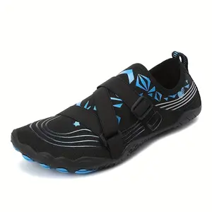 Women's Velcro Water Shoes - Breathable Fabric Upper, Lightweight, Quick-Dry, Anti-Slip Rubber Sole, Casual Sporty Summer Anti Slip Shoes for Surfing, Swimming