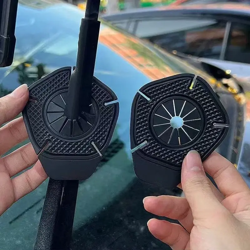 2pcs Car Windshield Wiper Protective Cover, Car Windshield Wiper Hole Protector, Universal Car Exterior Accessories Durable Cover