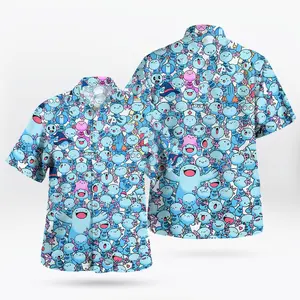 2026 Hot Hawaiian Sets PKM [FREESHIP] Fresh Summer – Youthful – Bold with the Mudkip PKM Hawaiian Shirt Tropical Anime Aloha Shirt
