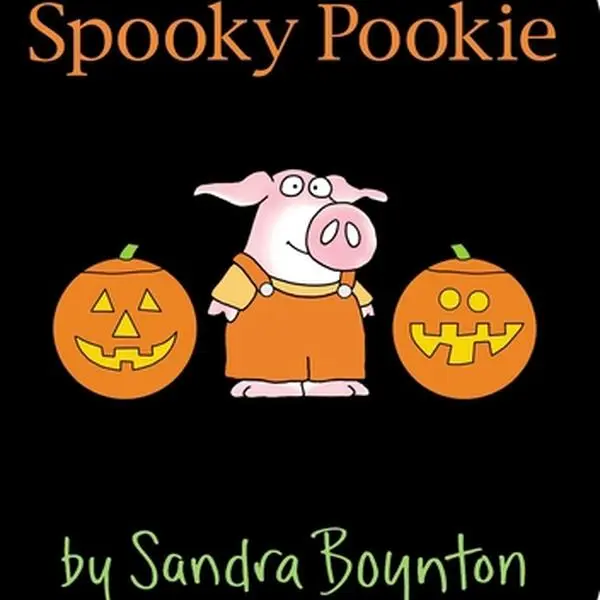Used Spooky Pookie Paperboard Board Book - Sandra Boynton, Beloved Author, Halloween-Themed English Storybook, Kid Books for Toddlers, Storytelling School & Educational Supply, Illustrated Office Stationery