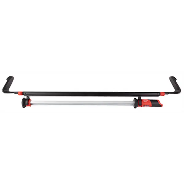 Milwaukee M12 Cordless LED Underhood Mechanic Light with FINISHGUARD Hooks, Rotatable LED Bar, 47-78" Extendable Carrier for Automotive Shops (Batteries Included)