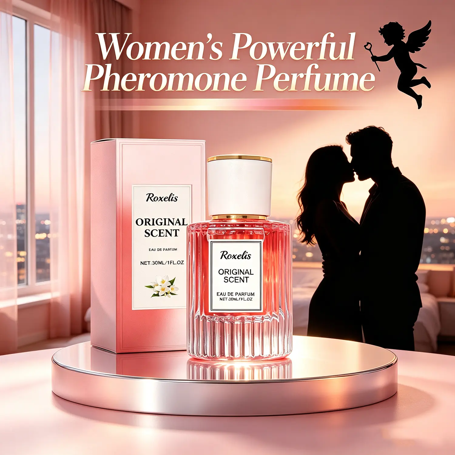Women‘s Pheromone Perfume -  Attraction Long Lasting Fresh Natural Scent for Her - Elegant Charming Feminine Fragrance for Date Night & Everyday Wear, Perfect Christmas Valentine’s Day Birthday Gift for Girlfriend 30ml 1 Fl Oz