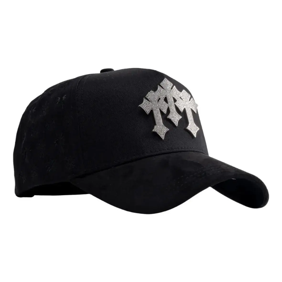 Premium Quality Cotton Baseball Cap - Chrome X Ct Cruces El Barbas G5 Adjustable Flat Bill Cap with Designs, Casual Sports Hat for Fashionable Outdoor Enthusiasts, Cool Hat, Caps With Designs