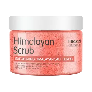 Himalayan Salt Body Scrub, 1/2/3-Pack Exfoliating Scrub with Collagen, Aloe Vera, Coconut & Jojoba for Face & Hands, Deep Moisturizing Skin Repair for Smooth Glowing Skin