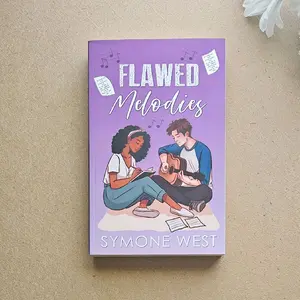 Flawed Melodies signed paperback - bwwm college romance