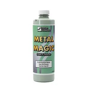 Socar Chemical Metal Magic - Fast On & Fast Off Formula for Brass Aluminum Stainless Steel Copper Gold Silver Other Unpainted Metals Easy Use Polish & Protect