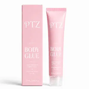 Body Glue for Clothes & Skin, Invisible Strong Hold Fashion Adhesive, Sweat-Resistant & Washable, Fabric-Safe Liquid Glue for Bras, Wigs, Costumes, Dance & Daily Wear (20ml) SummerVibes