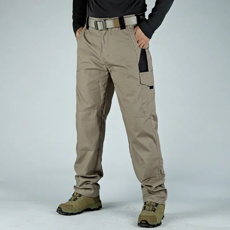 Men’s Tactical Ripstop Work Pants | Stretch Cargo Utility Pants with Multi-Pocket Design