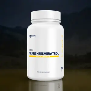 Renue by Science Trans-Resveratrol Liposomal 90 Ct - Liposomal Delivery Dietary Supplement for Health and Wellness in Edible Format