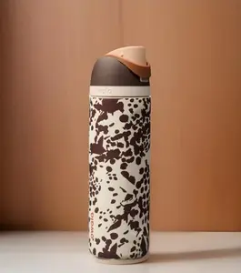 Owala Color Drop 24oz FreeSip Cowgirl Core Cow Print Water Bottle