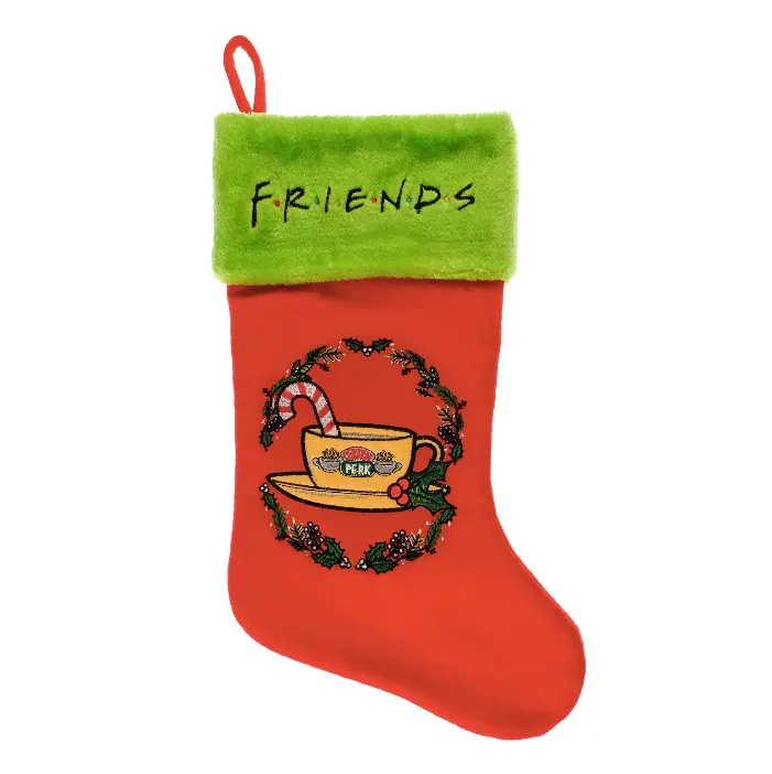 Friends Embroidered Christmas Stocking