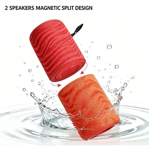 2 in 1 Portable Stone Bluetooth Speaker, Wireless HD Loud Volume Deep Bass Subwoofer IPX5 Water Resistant Boom Box for Home Outdoor Travel - Summer Vibes - Perfect Father's Day Gift