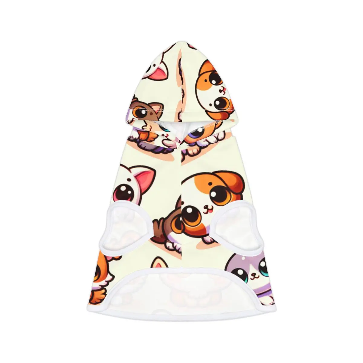 "Affordable Custom Pet Hoodies for Dogs & Cats - XS to XXL Sizes Available, Feature-rich Pouch Hoodies for Pet Bonding &- Pet Hoodie