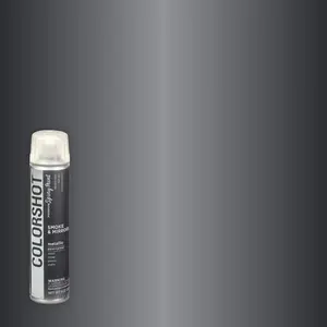 COLORSHOT Metallic Spray Paint, Smoke & Mirrors (Dark Grey) 9 oz