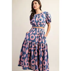 Coral Midi Skirt