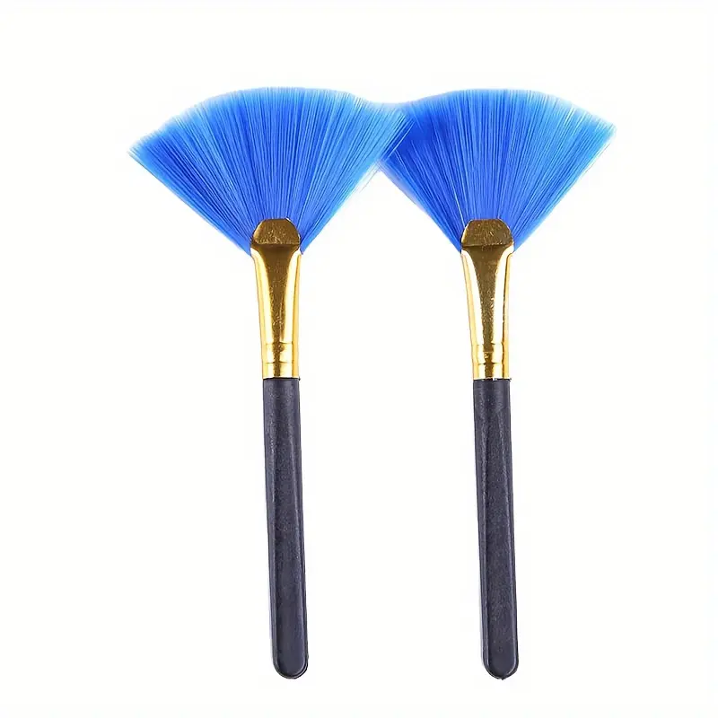 2pcs Fan-shaped Computer Brush Keyboard Brush Digital Computer Camera Mobile Phone Cleaning Brush Soft Bristles Computer Cleaning Brush Dust Removal Brush