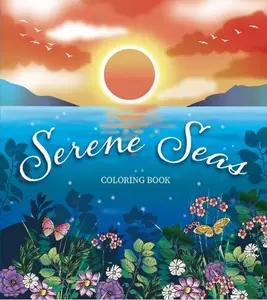 Serene Seas Coloring Book - 128 Pages of Ocean Inspired Illustrations for Relaxation & Creativity - Perfect for Colored Pencils Markers or Gel Pens