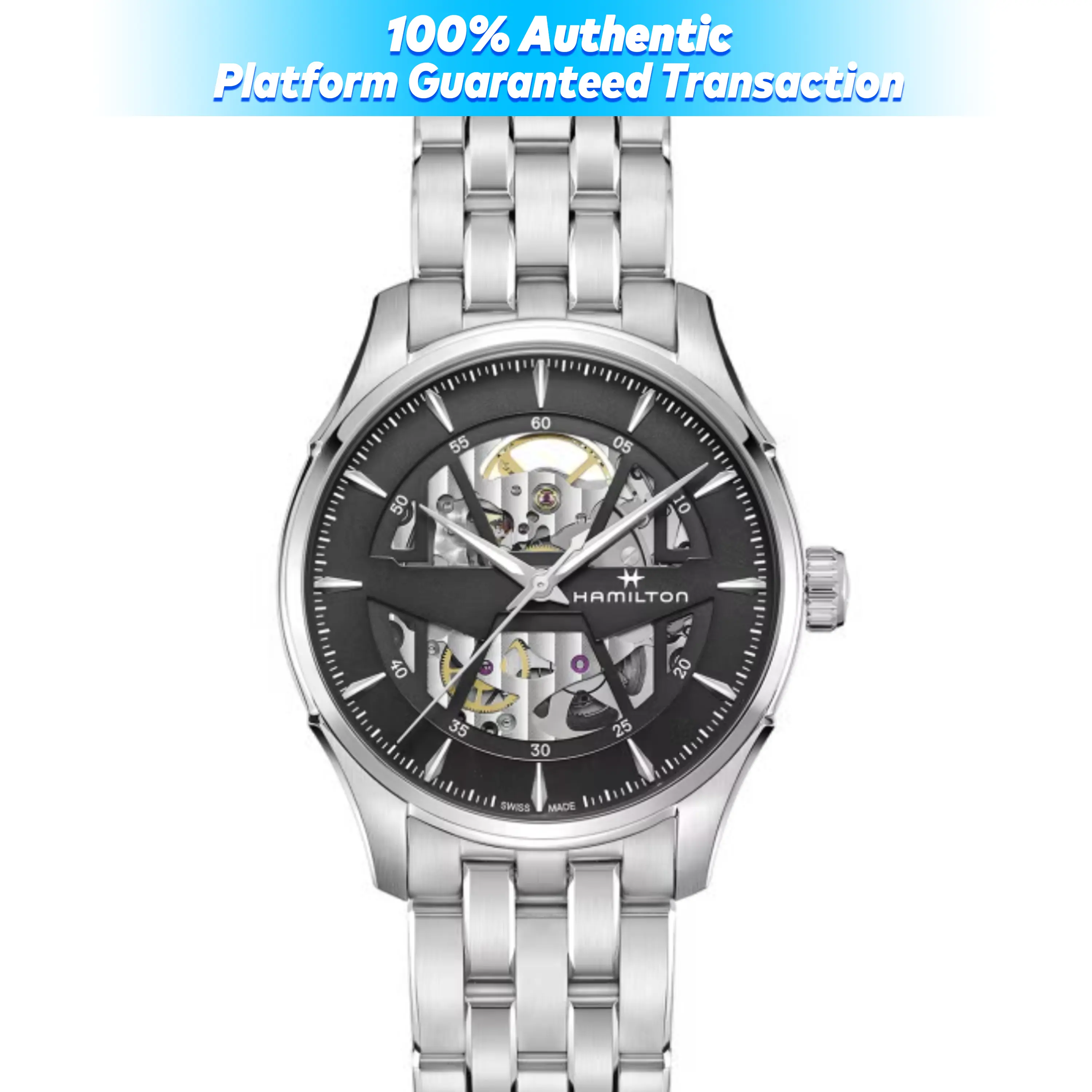 Hamilton Jazzmaster Skeleton Auto Automatic | 40mm | H42535180/3239