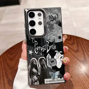 A Themed Collage of The Corpse Bride Suitable for Samsung Galaxy S25 S24 S23 S22 Exclusive Phone Cases, Featuring Dirt Resi