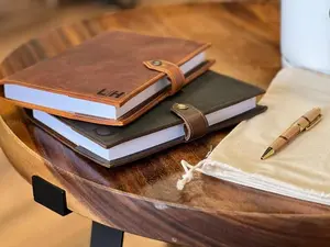 Personalized Leather Journal Notebook Refillable, Antique A5 Notebook Cover, Leather Travel Journal, Rustic Leather Diary, School Journal