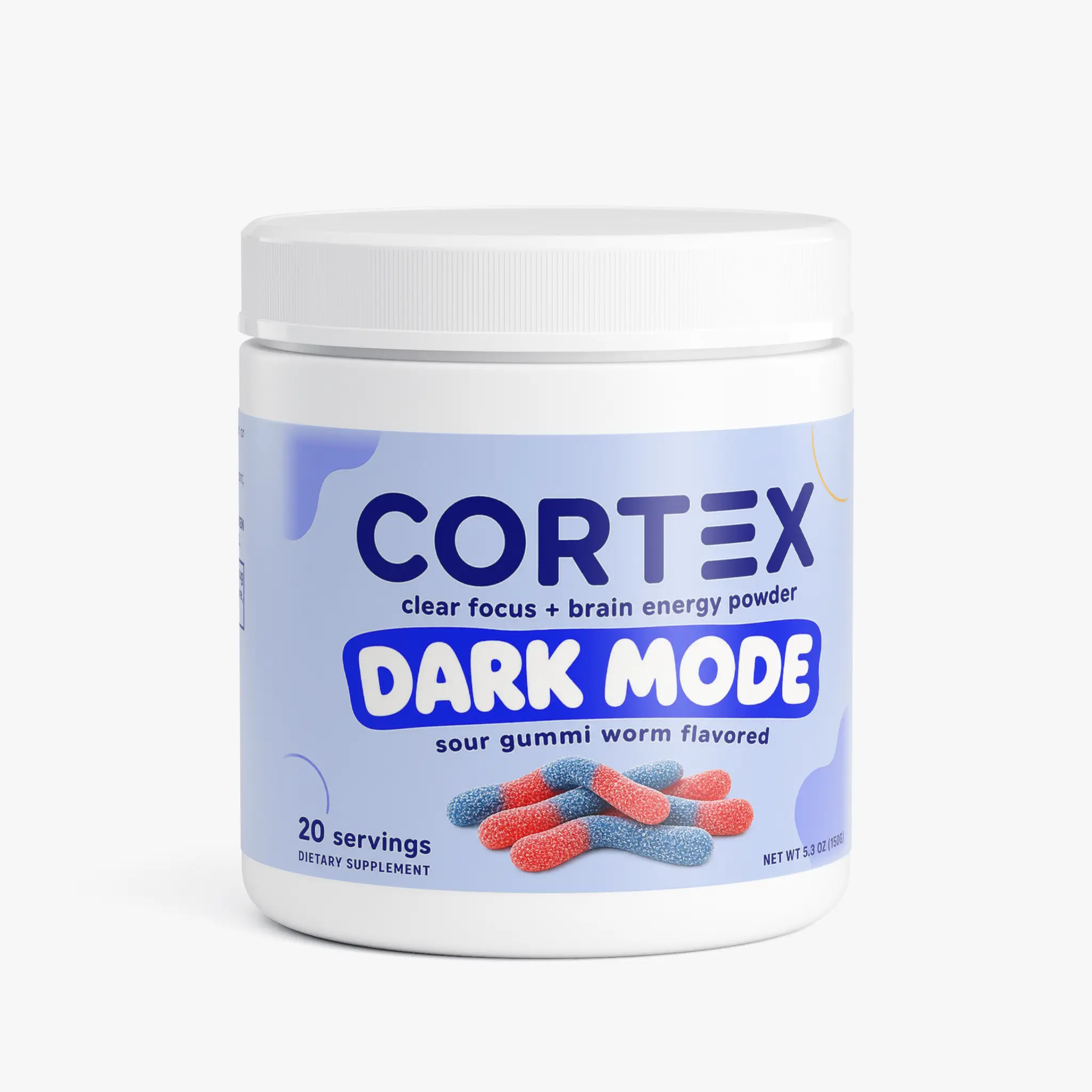 Cortex Dark Mode Powdered Supplement Drink Mix - Sour Gummi Worm