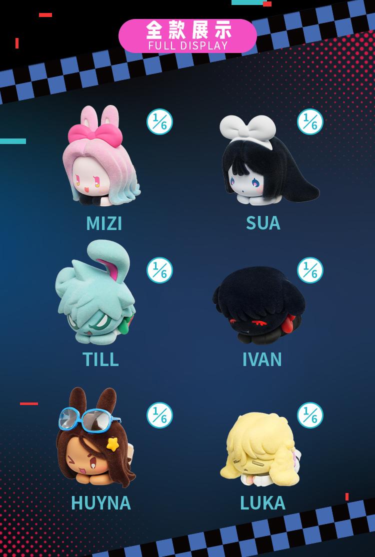 Alien Stage Couple Bunny Plush Blind Box – IvanTill, MiziSua, Hyuluka CP Mystery Plush Set, Viral Fan Favorite Collectible