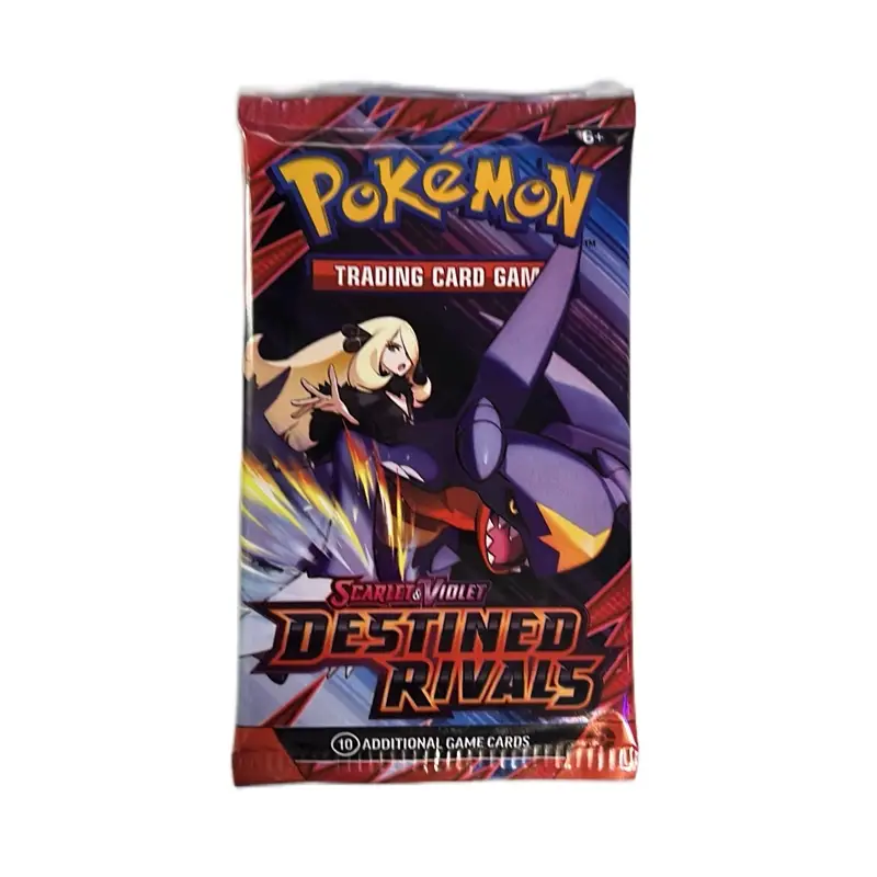 Live Rip Pokemon Destined Rivals booster pack (10 playing cards)