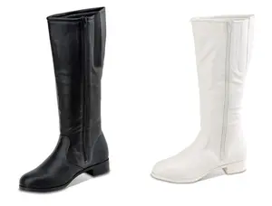 NEW Majorette Shoes Danz N Motion Adult Adult Sizes Elastic Calf  Zipper Rubber