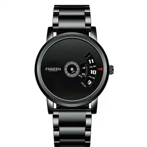 Men's Quartz Fashion creativity Watch BlackDigital Hybrid Business Casual MinimalistSporty Water-Resistant Round Business DressWristwatch Gift for Him Birthday Gift