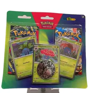 Pokémon Phantasmal Flames Mega Evolution 2 Pack Blister & Promos Featuring Oddish Vileplume & Gloom Cards