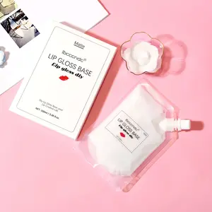 Ibcccndc DIY Fun Lip Gloss Base, Stress Relief Toy, Stir Melt Color Mixing Equals Visual ASMR, Personal Customization, Couple DIY Project, Must-Have For Pajama Parties