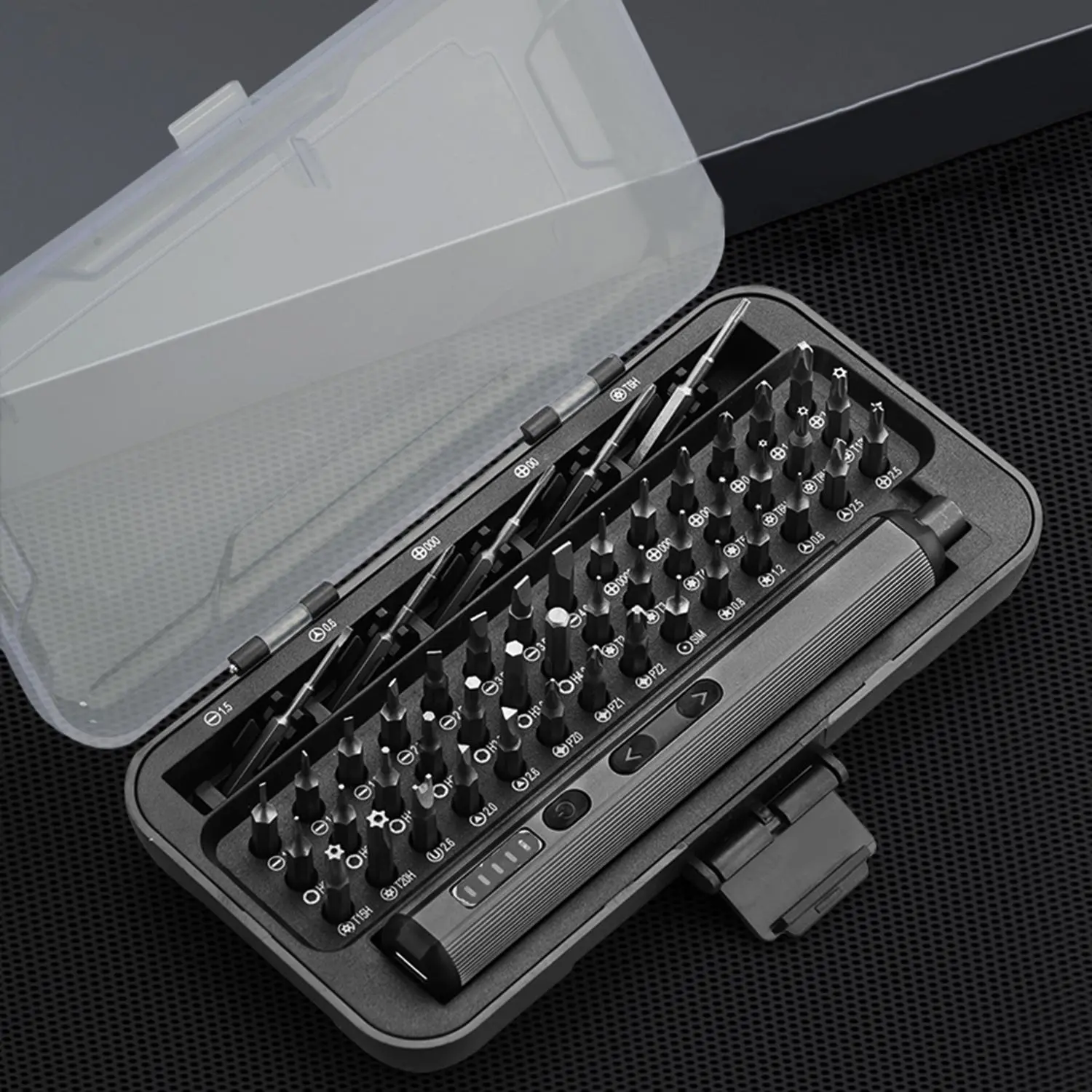 48-in-1 Electric Screwdriver, Precision Screwdriver, Cordless Rechargeable Power Screwdriver, Cordless Repair Tools for Mobile Phones, Cameras, Laptops and Watches, Tool Kit