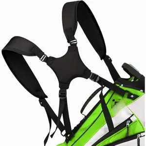 Golf Bag Strap Replacement Comfort Double  Adjustable Strap Padded Golf Carrying Bag Strap
