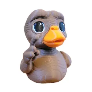 ExtraTerrestrial Duck Figure 3 Inches High Great for Jeeps Unique Design with Orange Beak and Black Eyes