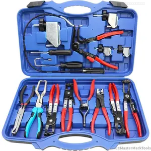 Comprehensive Hose Clamp Pliers Set - Includes Electrical Disconnect Tools for Automotive Coolant, Radiator, Heater, and Water Line MaintenanceCCMasterMarkToolsFFSummitSupply7