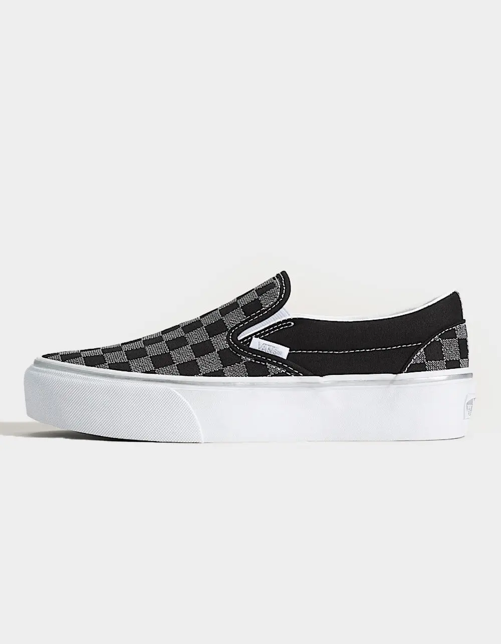 VANS Classic Slip-On Checkerboard Womens Platform Shoes VANS Classic Slip-On Checkerboard Womens Platform Shoes