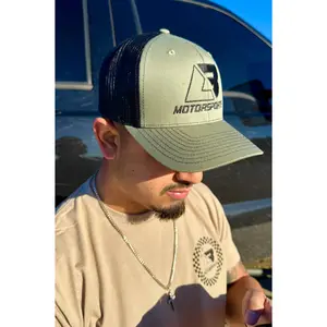 Olive Green & Black LB Hat