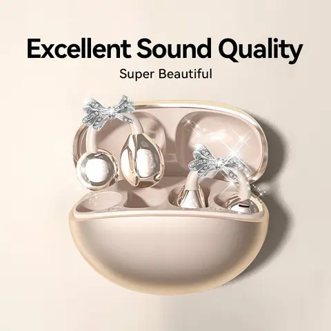 CHENRUIDA GL8 Wireless Earphone TWS Headset, Bluetooth 6.0 DT6.0 Tech, 360° Audio, IPX5 Waterproof, Noise Cancelling, Comfortable In-Ear Design, ACS, Clip, Music & Calls Capable, Ideal for Sports, Christmas Gift