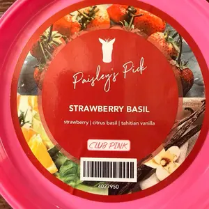 Paisley's Picks.. pink zebra soy wax scented 16oz cartons