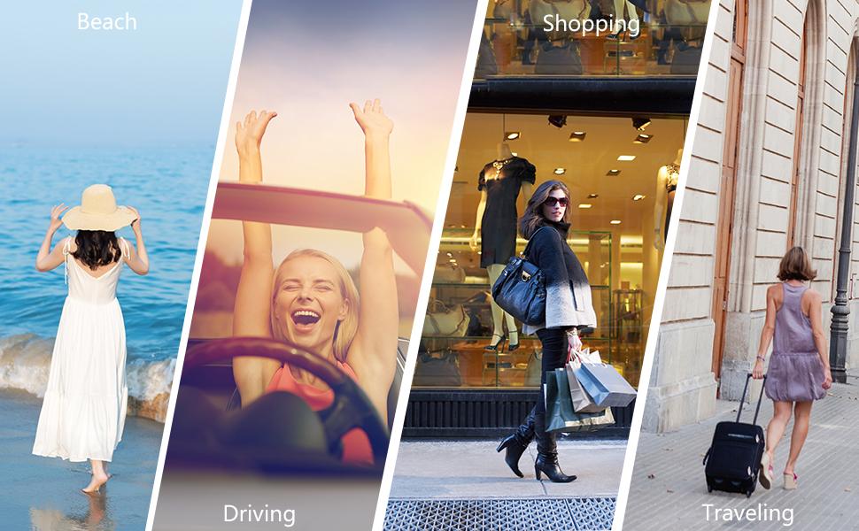 FEISEDY Retro Oval Sunglasses Women Men Fashion Designer Cosplay Glasses Halloween Party Accessories B2376