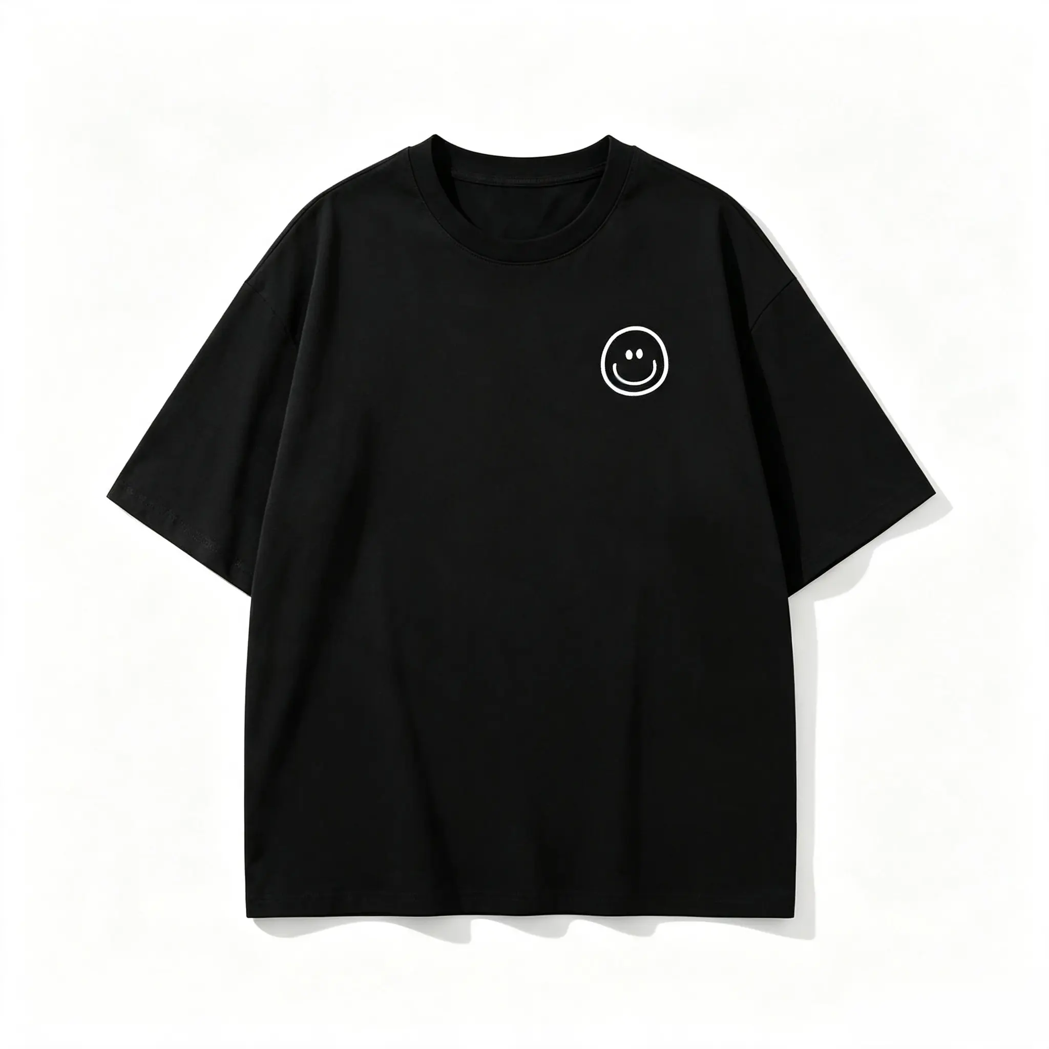 Women's Skeleton Hand & Smiley Face Print Round Neck Crop Tee, Fashion Casual Comfy Short Sleeve T-Shirt for Daily, Holiday & Outdoor Wear