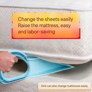 Elevate Mattress Raiser Home Effortless Bed Lift Furniture Helper Sheet Fitting Tool, Convenient Mattress Lifter for Easy Bedding Setup