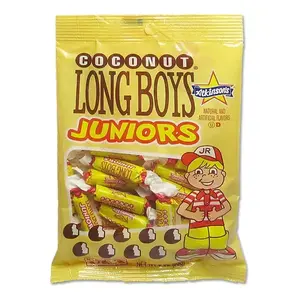 Atkinson Coconut Long Boys Juniors Candy: 2LB Case