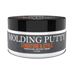 Uncle Jimmy Honey Haircare Molding Putty, 2 oz Cleanser - Daily Cleansing, Moisturizing Styling Putty for Textured Hair Shaping