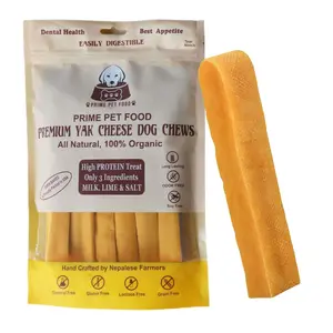 2 lb Bulk Yak Cheese Dog Chews | Natural Long-Lasting Treats Small to Jumbo