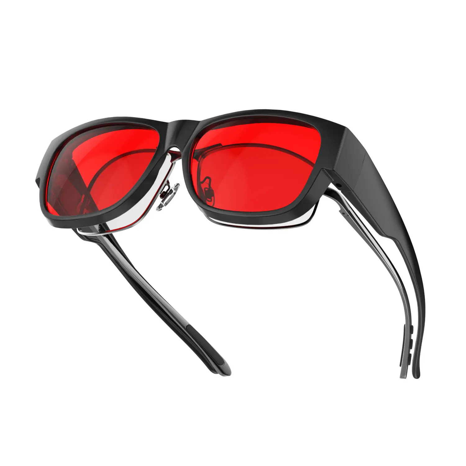 Night Ease Square Fit-over Red lens glasses for sleep