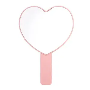 Heart Shaped Hand Held Mirror